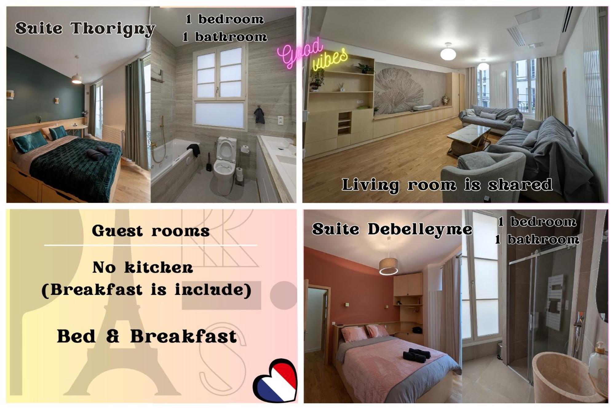 3 Suites appartement Paris Extérieur photo